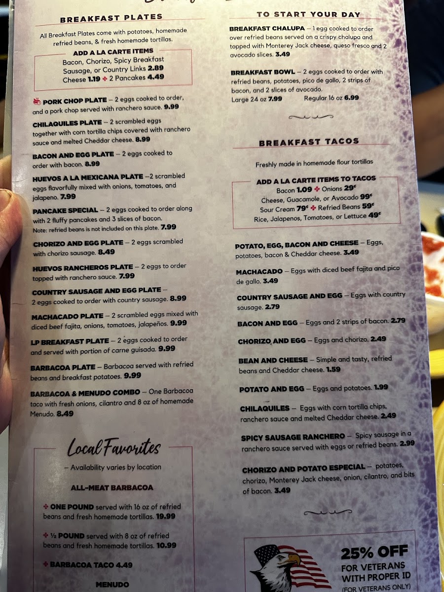 Las Palapas Menu - Image 4